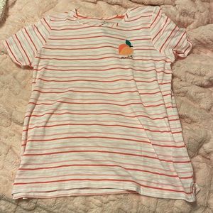 Striped embroidered T-Shirt
